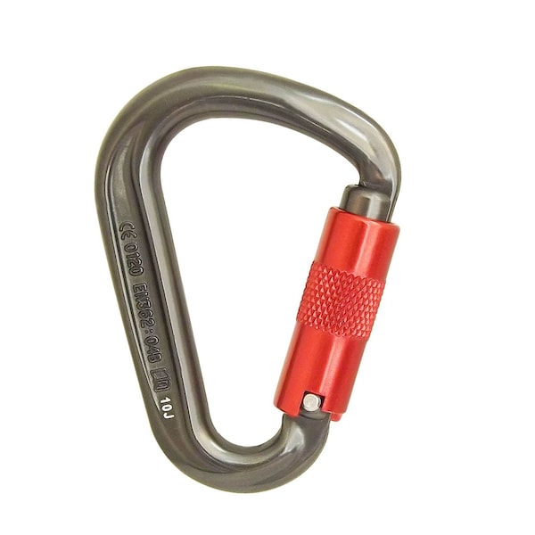 Sunbelt Carabiner-Mini Hms, Twistlock, SS 10" x5" x0.5" A-B1ABKH214SS - main